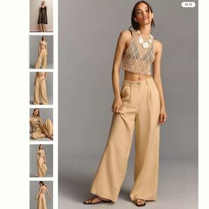 Anthropologie Faithfull Circa Linen Pants